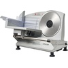 image:imageVEVOR Commercial Meat Slicer 10 inch Electric Food Slicer 240W Frozen Meat Deli Slicer Premium Chromiumplated Steel Blade SemiAuto Meat Slicer For Commercial and Home useSilver