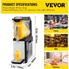 image:imageVEVOR Commercial Slushy Machine 10L Slushie Machine Frozen Drink Maker 600W Stainless Steel Margarita Wine Slush Smoothies Maker for Commercial and Home Use