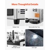 image:imageVEVOR Commercial Slushy Machine 12L Single Tank Frozen Drink Machine 48 Cups Stainless Steel Margarita Smoothie Frozen Drink Maker Slushie Maker for Home Party Restaurants Cafe BarsBlack