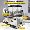 image:imageVEVOR Commercial Slushy Machine 12L Single Tank Frozen Drink Machine 48 Cups Stainless Steel Margarita Smoothie Frozen Drink Maker Slushie Maker for Home Party Restaurants Cafe BarsBlack