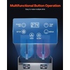 image:imageVEVOR Commercial Slushy Machine 12L Single Tank Frozen Drink Machine 48 Cups Stainless Steel Margarita Smoothie Frozen Drink Maker Slushie Maker for Home Party Restaurants Cafe BarsBlack