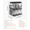 image:imageVEVOR Commercial Slushy Machine 12L Single Tank Frozen Drink Machine 48 Cups Stainless Steel Margarita Smoothie Frozen Drink Maker Slushie Maker for Home Party Restaurants Cafe BarsBlack