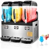 image:imageVEVOR Commercial Slushy Machine 12L Single Tank Frozen Drink Machine 48 Cups Stainless Steel Margarita Smoothie Frozen Drink Maker Slushie Maker for Home Party Restaurants Cafe BarsBlack