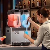 image:imageVEVOR Commercial Slushy Machine 12L Single Tank Frozen Drink Machine 48 Cups Stainless Steel Margarita Smoothie Frozen Drink Maker Slushie Maker for Home Party Restaurants Cafe BarsBlack