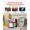 image:imageVEVOR Commercial Slushy Machine 3L1 Single Tank Frozen Beverage Maker 12Cup Stainless Steel Slushie Machine Margarita Frozen Drink Smoothie Maker for Restaurants Bars Cafes and Food Truck08 Gal x 2  3 L x 2