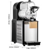image:imageVEVOR Commercial Slushy Machine 3L1 Single Tank Frozen Beverage Maker 12Cup Stainless Steel Slushie Machine Margarita Frozen Drink Smoothie Maker for Restaurants Bars Cafes and Food Truck08 Gal 3 L