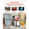 image:imageVEVOR Commercial Slushy Machine 3L1 Single Tank Frozen Beverage Maker 12Cup Stainless Steel Slushie Machine Margarita Frozen Drink Smoothie Maker for Restaurants Bars Cafes and Food Truck08 Gal 3 L
