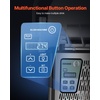 image:imageVEVOR Commercial Slushy Machine 4L Single Tank Frozen Drink Machine 16 Cups Stainless Steel Margarita Smoothie Frozen Drink Maker Slushie Maker for Home Party Restaurants Cafe Bars4L1