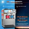 image:imageVEVOR Commercial Slushy Machine 8L  21 Gal Single Bowl Cool and Freeze Modes 1050W Stainless Steel Margarita Smoothie Frozen Drink Maker Slushie Machine for Party Cafes Restaurants Bars HomeSilver