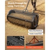 image:imageVEVOR Compost Spreader 165 Wide Peat Moss Spreader with T Shaped Handle 3 Heights Adjustable PowderCoated Steel Garden Peat Moss Roller Heavy Duty Grass Seed Roller for Planting Seeding BlackBlack
