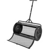 image:imageVEVOR Compost Spreader 165 Wide Peat Moss Spreader with T Shaped Handle 3 Heights Adjustable PowderCoated Steel Garden Peat Moss Roller Heavy Duty Grass Seed Roller for Planting Seeding BlackBlack