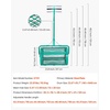 image:imageVEVOR Compost Spreader 24 in Wide Peat Moss Spreader with PushTow Handle 4 Heights Adjustable PowderCoated Steel Garden Peat Moss Roller Heavy Duty Grass Seed Spreaders for Planting Seeding