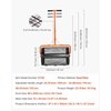 image:imageVEVOR Compost Spreader 24 in Wide Peat Moss Spreader with T Shaped Handle 3 Heights Adjustable PowderCoated Steel Garden Peat Moss Roller Heavy Duty Grass Seed Spreaders for Planting Seeding