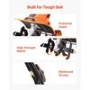 image:imageVEVOR Corded Electric Tiller 14 Inch Tilling Width Garden Rototiller 10Amp Motor HeavyDuty Tilling Machine Cultivator with Steel Tines and Foldable Handle for Lawn Yard and Gardening Care