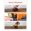 image:imageVEVOR Corded Electric Tiller 14 Inch Tilling Width Garden Rototiller 10Amp Motor HeavyDuty Tilling Machine Cultivator with Steel Tines and Foldable Handle for Lawn Yard and Gardening Care