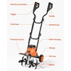 image:imageVEVOR Corded Electric Tiller 14 Inch Tilling Width Garden Rototiller 10Amp Motor HeavyDuty Tilling Machine Cultivator with Steel Tines and Foldable Handle for Lawn Yard and Gardening Care