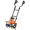 image:imageVEVOR Corded Electric Tiller 18 Inch Tilling Width Garden Rototiller 135Amp Motor HeavyDuty Tilling Machine Cultivator with Steel Tines and Foldable Handle for Lawn Yard and Gardening Care