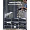 image:imageVEVOR Cordless Pressure Washer 1200PSI MAX Portable Pressure Washer with Brushless Motor 6in1 Nozzle amp Water Hose 4 Speed Adjustable Battery Powered Handheld Power Cleaner for Home Garden Patio