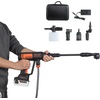 image:imageVEVOR Cordless Pressure Washer 1200PSI MAX Portable Pressure Washer with Brushless Motor 6in1 Nozzle amp Water Hose 4 Speed Adjustable Battery Powered Handheld Power Cleaner for Home Garden Patio