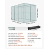 image:imageVEVOR Crop Cage 116 x 39 x 63 ft Plant Protection Tent with Zippered Door WindResistant Tall Crop Cage Easy to Install Outdoor Raised Bed Cover Tomato Plant Netting for Garden Patio Lawn95 x 636 x 636FtSquare