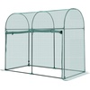 image:imageVEVOR Crop Cage 116 x 39 x 63 ft Plant Protection Tent with Zippered Door WindResistant Tall Crop Cage Easy to Install Outdoor Raised Bed Cover Tomato Plant Netting for Garden Patio Lawn59 x 298 x 49FtArch