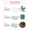 image:imageVEVOR Crop Cage 116 x 39 x 63 ft Plant Protection Tent with Zippered Door WindResistant Tall Crop Cage Easy to Install Outdoor Raised Bed Cover Tomato Plant Netting for Garden Patio Lawn81 x 39 x 39FtArch