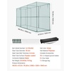 image:imageVEVOR Crop Cage 116 x 39 x 63 ft Plant Protection Tent with Zippered Door WindResistant Tall Crop Cage Easy to Install Outdoor Raised Bed Cover Tomato Plant Netting for Garden Patio Lawn116 x 39 x 63FtSquare