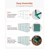 image:imageVEVOR Crop Cage 116 x 39 x 63 ft Plant Protection Tent with Zippered Door WindResistant Tall Crop Cage Easy to Install Outdoor Raised Bed Cover Tomato Plant Netting for Garden Patio Lawn116 x 39 x 63FtSquare