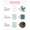 image:imageVEVOR Crop Cage 116 x 39 x 63 ft Plant Protection Tent with Zippered Door WindResistant Tall Crop Cage Easy to Install Outdoor Raised Bed Cover Tomato Plant Netting for Garden Patio Lawn39 x 39 x 59FtSquare