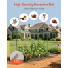 image:imageVEVOR Crop Cage 116 x 39 x 63 ft Plant Protection Tent with Zippered Door WindResistant Tall Crop Cage Easy to Install Outdoor Raised Bed Cover Tomato Plant Netting for Garden Patio Lawn116 x 39 x 63FtSquare