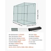 image:imageVEVOR Crop Cage 116 x 39 x 63 ft Plant Protection Tent with Zippered Door WindResistant Tall Crop Cage Easy to Install Outdoor Raised Bed Cover Tomato Plant Netting for Garden Patio Lawn78 x 39 x 59FtSquare
