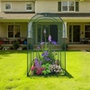 image:imageVEVOR Crop Cage 116 x 39 x 63 ft Plant Protection Tent with Zippered Door WindResistant Tall Crop Cage Easy to Install Outdoor Raised Bed Cover Tomato Plant Netting for Garden Patio Lawn59 x 298 x 49FtArch