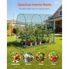 image:imageVEVOR Crop Cage 116 x 39 x 63 ft Plant Protection Tent with Zippered Door WindResistant Tall Crop Cage Easy to Install Outdoor Raised Bed Cover Tomato Plant Netting for Garden Patio Lawn59 x 298 x 49FtArch