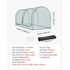 image:imageVEVOR Crop Cage 116 x 39 x 63 ft Plant Protection Tent with Zippered Door WindResistant Tall Crop Cage Easy to Install Outdoor Raised Bed Cover Tomato Plant Netting for Garden Patio Lawn81 x 39 x 39FtArch