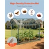 image:imageVEVOR Crop Cage 116 x 39 x 63 ft Plant Protection Tent with Zippered Door WindResistant Tall Crop Cage Easy to Install Outdoor Raised Bed Cover Tomato Plant Netting for Garden Patio Lawn59 x 298 x 49FtArch