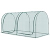 image:imageVEVOR Crop Cage 116 x 39 x 63 ft Plant Protection Tent with Zippered Door WindResistant Tall Crop Cage Easy to Install Outdoor Raised Bed Cover Tomato Plant Netting for Garden Patio Lawn81 x 39 x 39FtArch