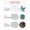 image:imageVEVOR Crop Cage 116 x 39 x 63 ft Plant Protection Tent with Zippered Door WindResistant Tall Crop Cage Easy to Install Outdoor Raised Bed Cover Tomato Plant Netting for Garden Patio Lawn95 x 636 x 636FtSquare