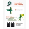 image:imageVEVOR Cucumber Trellis 35 x 55 Foldable AFrame Garden Trellises for Raised Bed 4 Panels Metal Rustproof Outdoor Climbing Plant Support with Gloves for Vine Peas Beans Tomato Flowers46 x 36