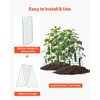 image:imageVEVOR Cucumber Trellis 35 x 55 Foldable AFrame Garden Trellises for Raised Bed 4 Panels Metal Rustproof Outdoor Climbing Plant Support with Gloves for Vine Peas Beans Tomato Flowers35 x 55