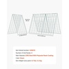 image:imageVEVOR Cucumber Trellis 35 x 55 Foldable AFrame Garden Trellises for Raised Bed 4 Panels Metal Rustproof Outdoor Climbing Plant Support with Gloves for Vine Peas Beans Tomato Flowers35 x 55
