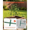 image:imageVEVOR Cucumber Trellis 35 x 55 Foldable AFrame Garden Trellises for Raised Bed 4 Panels Metal Rustproof Outdoor Climbing Plant Support with Gloves for Vine Peas Beans Tomato Flowers46 x 36