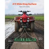 image:imageVEVOR Drag Harrow 4 ft Heavy Duty Tow Behind Drag Harrow with Adjustable Bars amp 72 in Chain Driveway Grader Landscape Rake for ATV UTV Tractor Mower Tow Behind Yard Lawn Leveling Tool4 FT Green