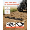 image:imageVEVOR Drag Harrow 4 ft Heavy Duty Tow Behind Drag Harrow with Adjustable Bars amp 72 in Chain Driveway Grader Landscape Rake for ATV UTV Tractor Mower Tow Behind Yard Lawn Leveling Tool8 FT Black