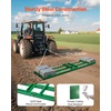 image:imageVEVOR Drag Harrow 4 ft Heavy Duty Tow Behind Drag Harrow with Adjustable Bars amp 72 in Chain Driveway Grader Landscape Rake for ATV UTV Tractor Mower Tow Behind Yard Lawn Leveling Tool8 FT Green