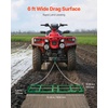 image:imageVEVOR Drag Harrow 4 ft Heavy Duty Tow Behind Drag Harrow with Adjustable Bars amp 72 in Chain Driveway Grader Landscape Rake for ATV UTV Tractor Mower Tow Behind Yard Lawn Leveling Tool6 FT Green