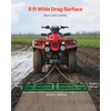 image:imageVEVOR Drag Harrow 4 ft Heavy Duty Tow Behind Drag Harrow with Adjustable Bars amp 72 in Chain Driveway Grader Landscape Rake for ATV UTV Tractor Mower Tow Behind Yard Lawn Leveling Tool8 FT Green