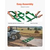 image:imageVEVOR Drag Harrow 4 ft Heavy Duty Tow Behind Drag Harrow with Adjustable Bars amp 72 in Chain Driveway Grader Landscape Rake for ATV UTV Tractor Mower Tow Behind Yard Lawn Leveling Tool6 FT Green