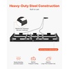 image:imageVEVOR Drag Harrow 4 ft Heavy Duty Tow Behind Drag Harrow with Adjustable Bars amp 72 in Chain Driveway Grader Landscape Rake for ATV UTV Tractor Mower Tow Behind Yard Lawn Leveling Tool4 FT Black