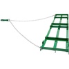 image:imageVEVOR Drag Harrow 4 ft Heavy Duty Tow Behind Drag Harrow with Adjustable Bars amp 72 in Chain Driveway Grader Landscape Rake for ATV UTV Tractor Mower Tow Behind Yard Lawn Leveling Tool8 FT Green