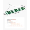 image:imageVEVOR Drag Harrow 4 ft Heavy Duty Tow Behind Drag Harrow with Adjustable Bars amp 72 in Chain Driveway Grader Landscape Rake for ATV UTV Tractor Mower Tow Behind Yard Lawn Leveling Tool8 FT Green